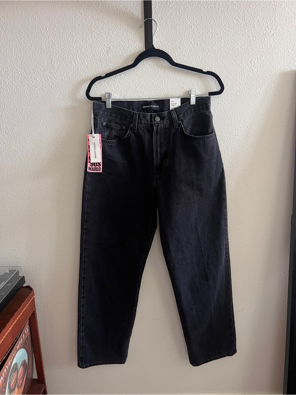 Aritzia Women’s Marlo Black “High Rise Baggy Jean”